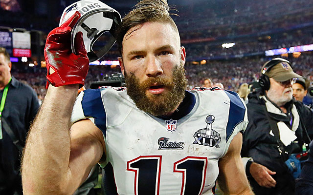 Julian Edelman on possibly playing through a concussion: “Hamburger.”